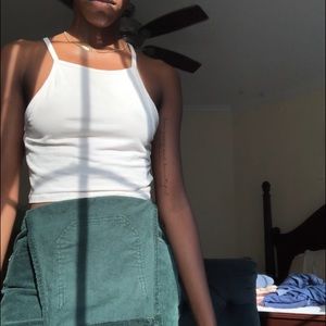 RACER-BACK CROPPEDTANK(multiple colors available)